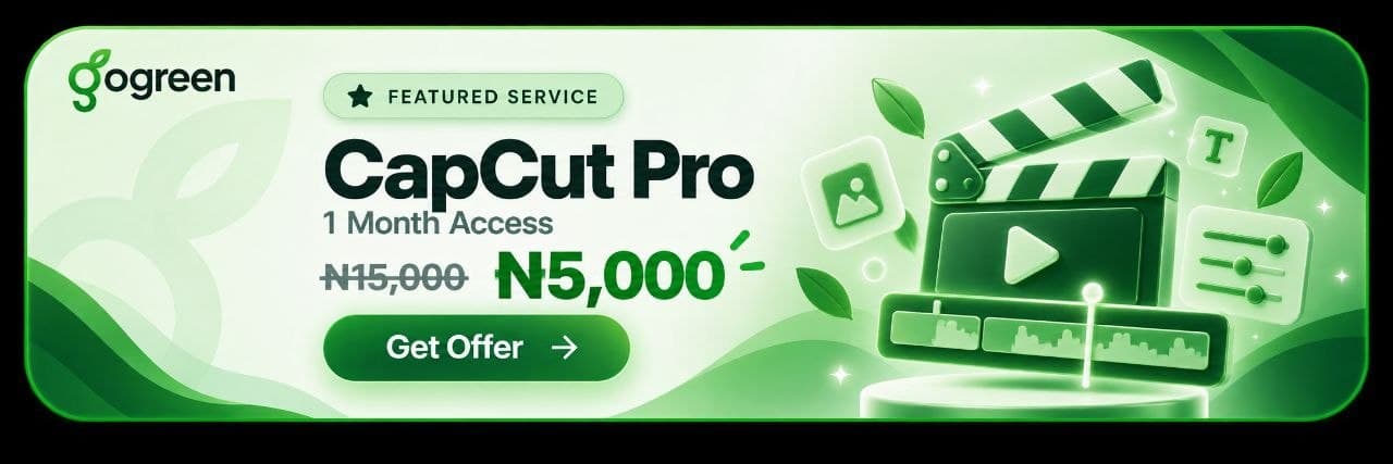 CapCut Pro one month offer
